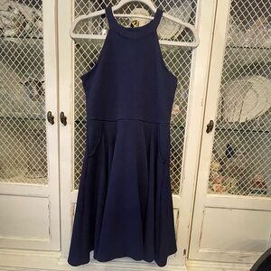 Justice Navy Halter Kids Dress